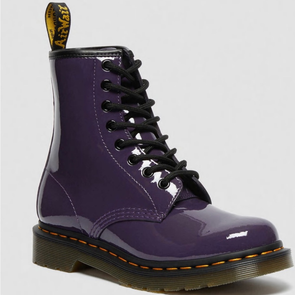 BRAND NEW! NIB Dr. Martens lmtd ed. color, now discontinued- BLACK CURRANT- 1460